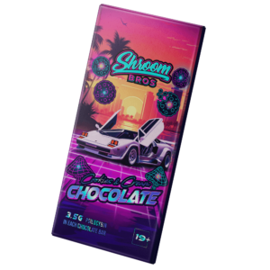 Cookies and cream mushroom chocolate bars by Shroom Bros