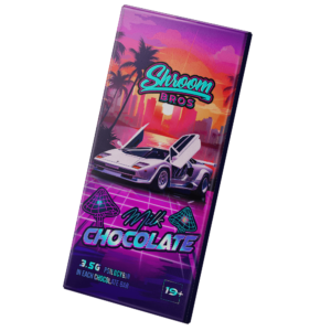 Milk magic mushroom chocolate bars by Shroom Bros