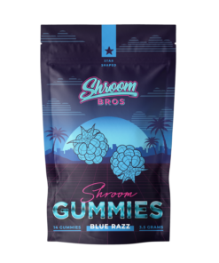 magic mushroom gummies - blue raspberry