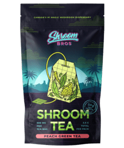 peachgreen magic mushroom tea - shroom bros